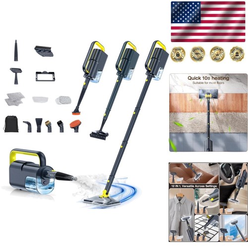 Versatile steam mop with 350ml - steam,
