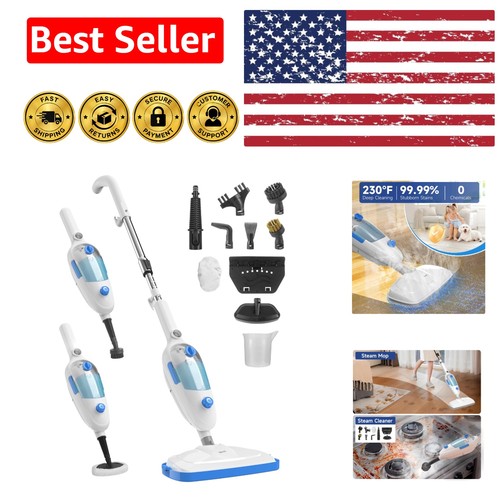 Adjustable steam mop with - adjustable,