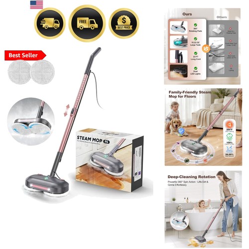 Scrubbing steam mop - scrubbing,
